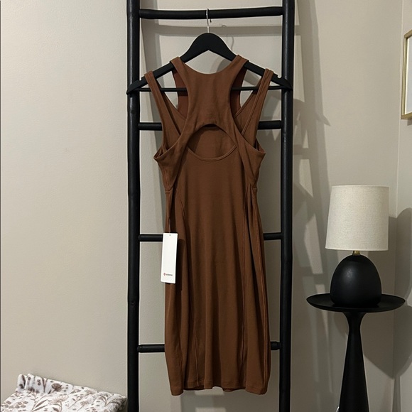 Lululemon Ribbed Cotton Modal Cut-Out Dress - Picture 5 of 6